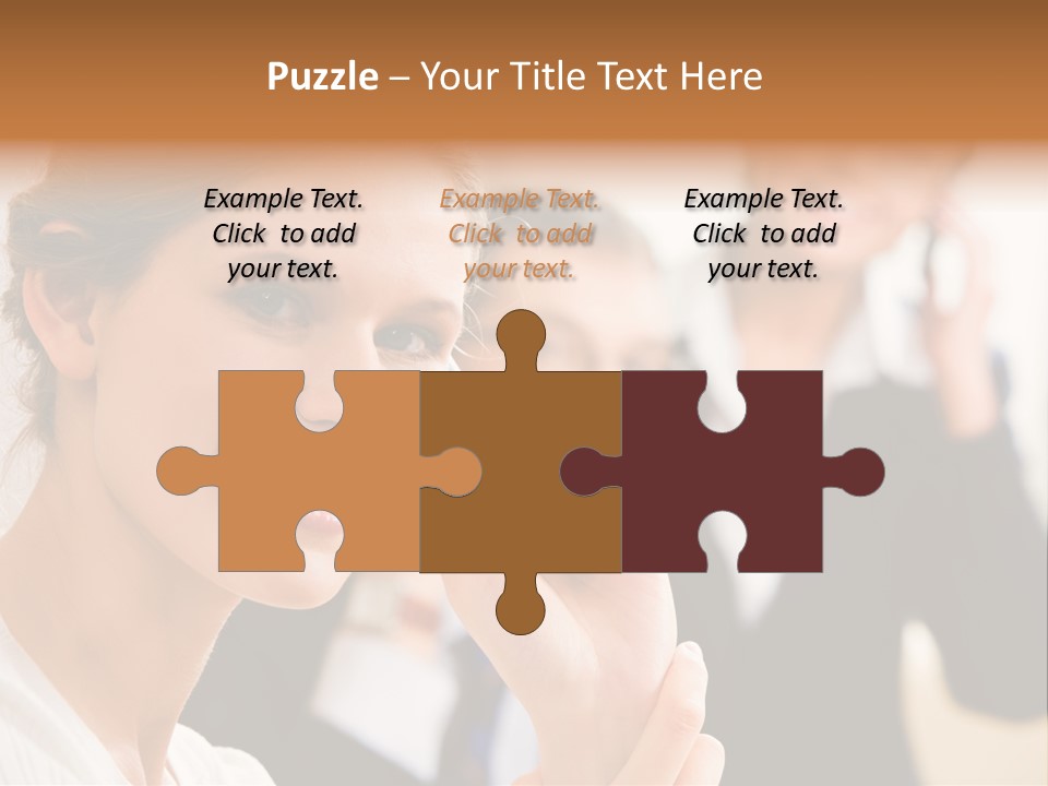 Businesspeople Professional Friend PowerPoint Template