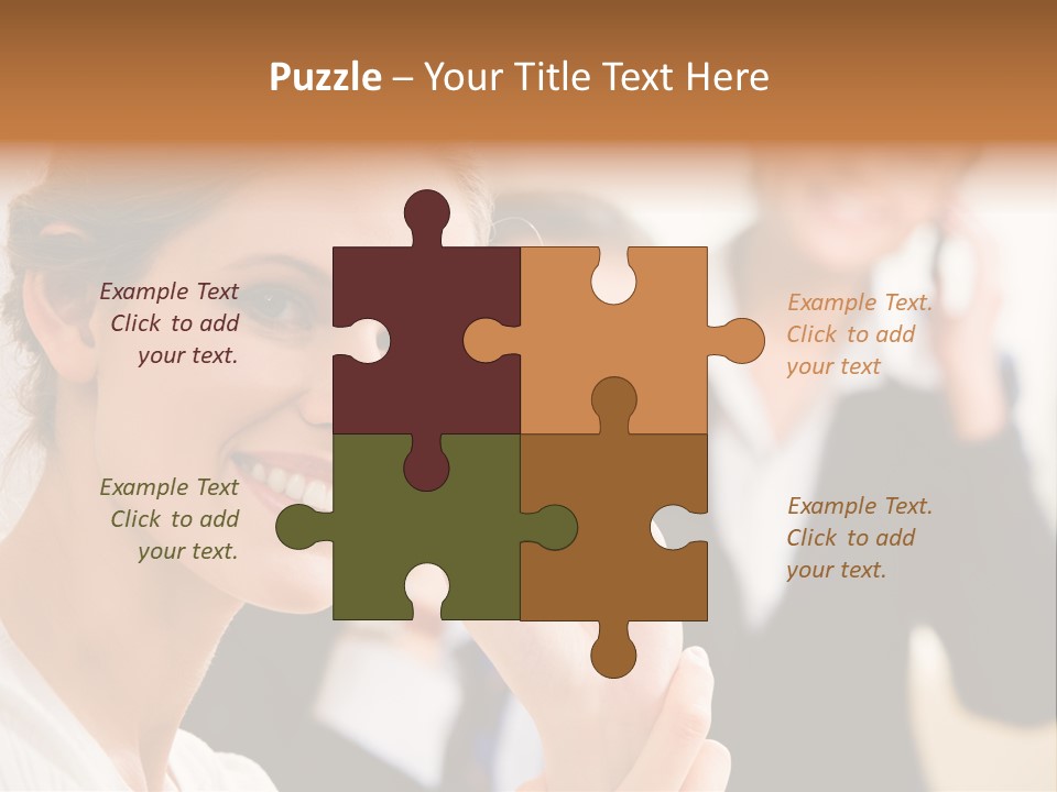 Businesspeople Professional Friend PowerPoint Template