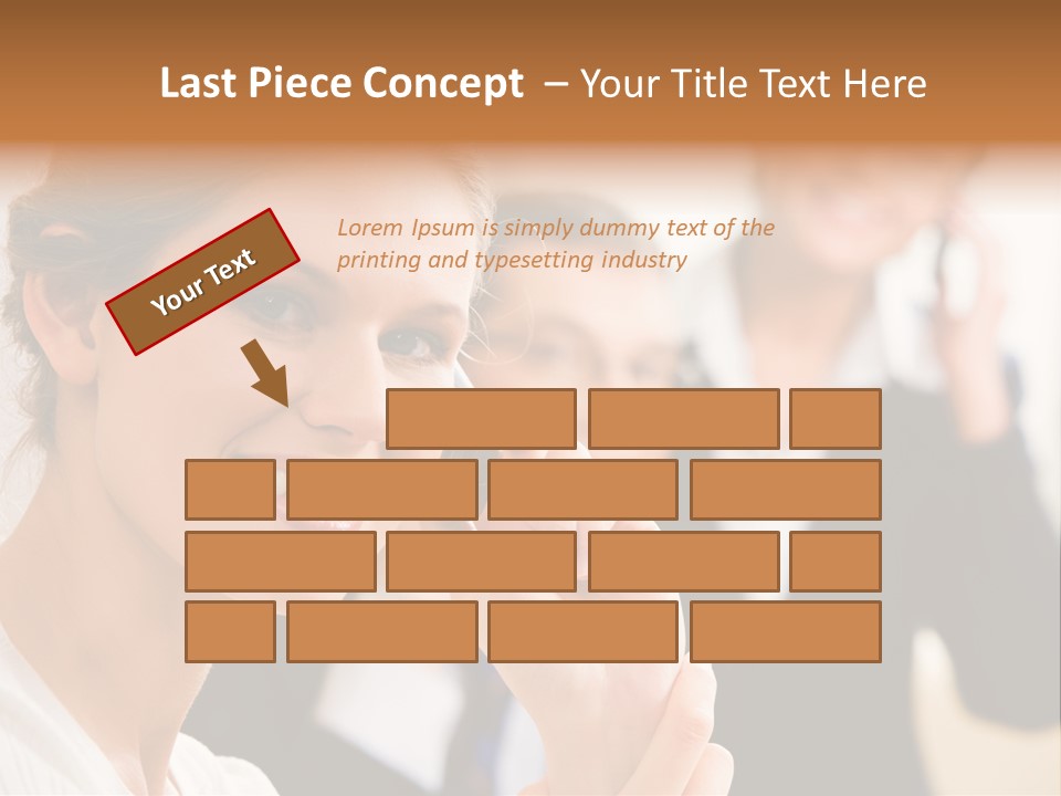 Businesspeople Professional Friend PowerPoint Template