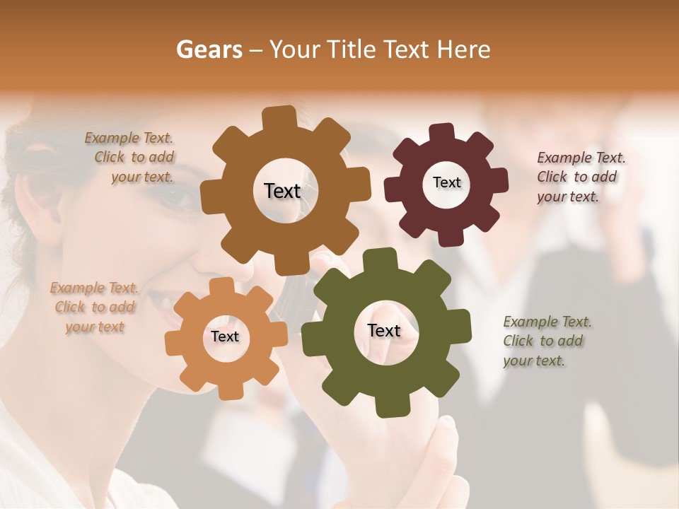 Businesspeople Professional Friend PowerPoint Template