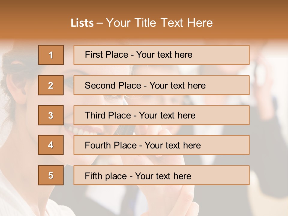 Businesspeople Professional Friend PowerPoint Template