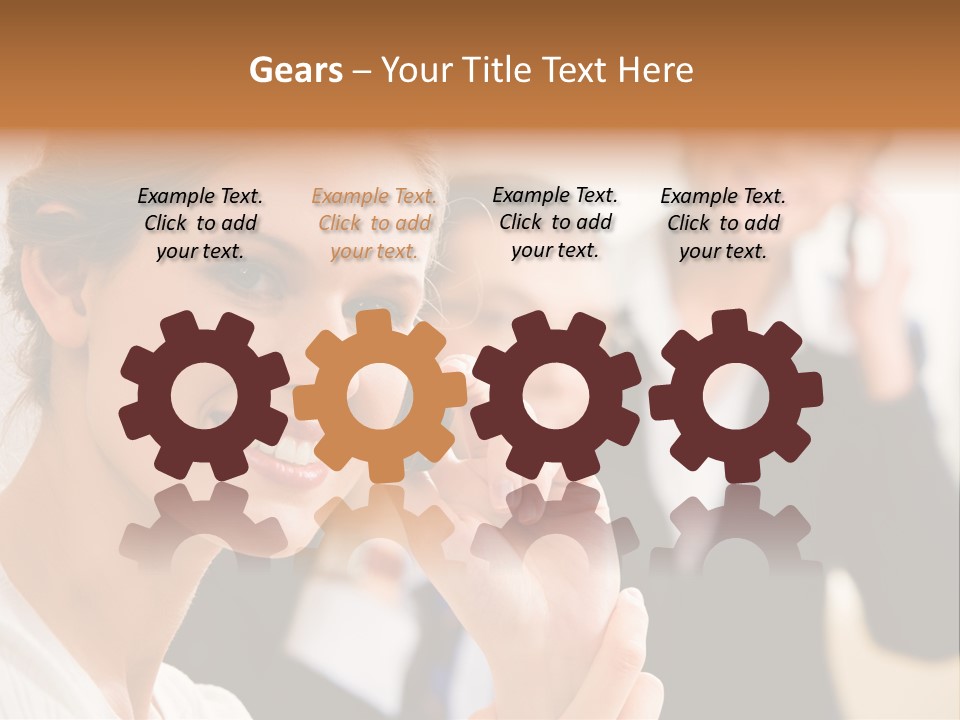 Businesspeople Professional Friend PowerPoint Template