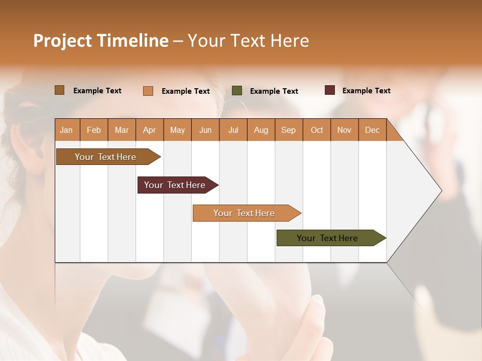 Businesspeople Professional Friend PowerPoint Template