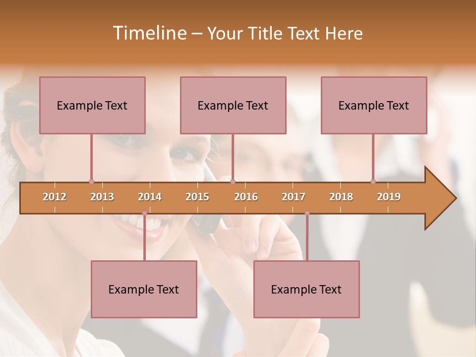 Businesspeople Professional Friend PowerPoint Template