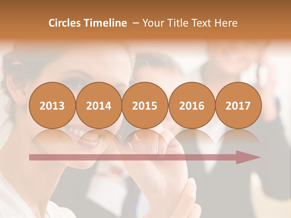 Businesspeople Professional Friend PowerPoint Template