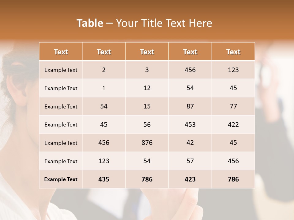 Businesspeople Professional Friend PowerPoint Template