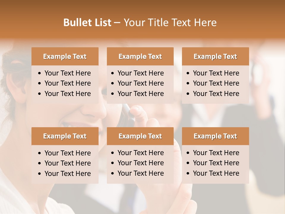 Businesspeople Professional Friend PowerPoint Template