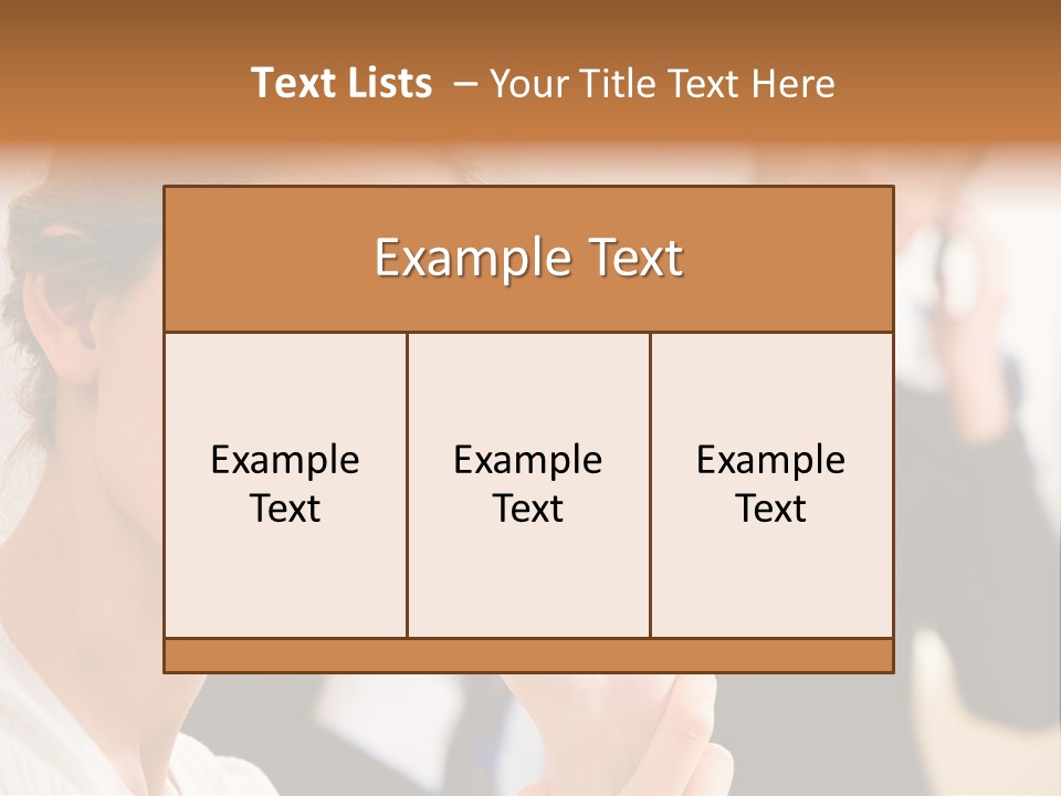 Businesspeople Professional Friend PowerPoint Template