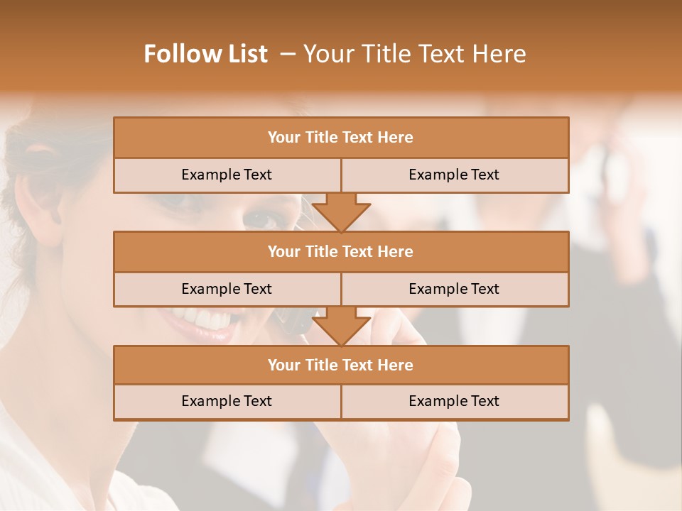 Businesspeople Professional Friend PowerPoint Template