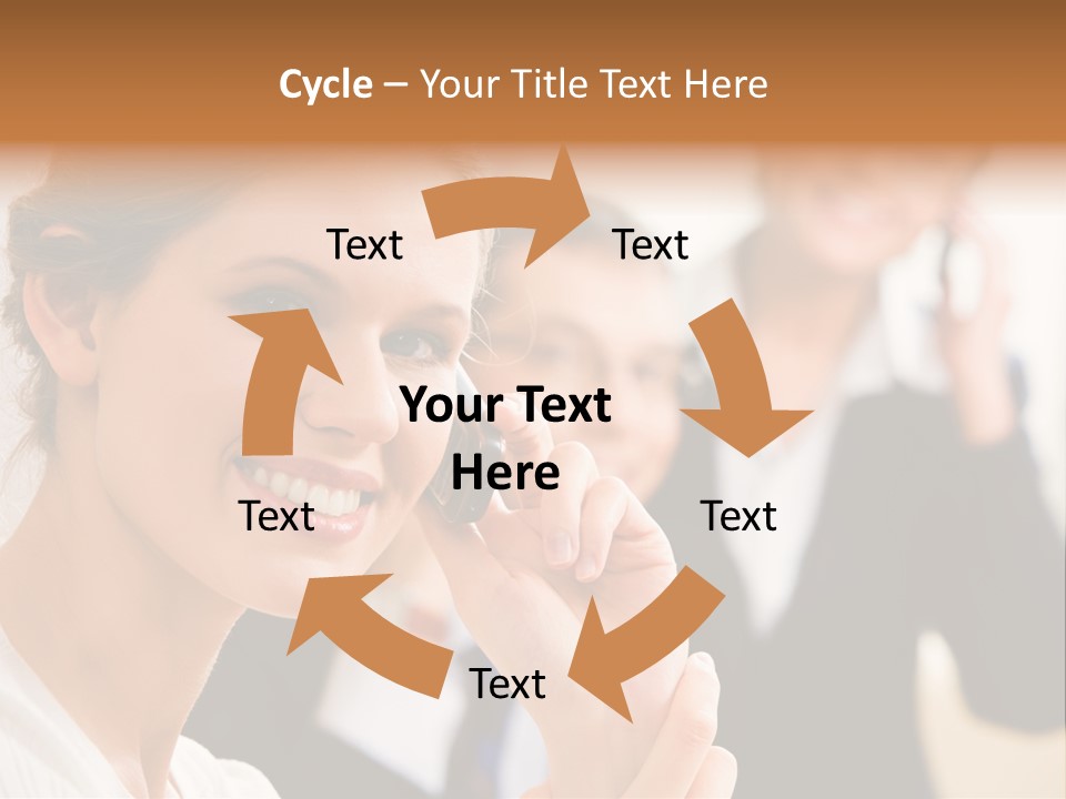 Businesspeople Professional Friend PowerPoint Template