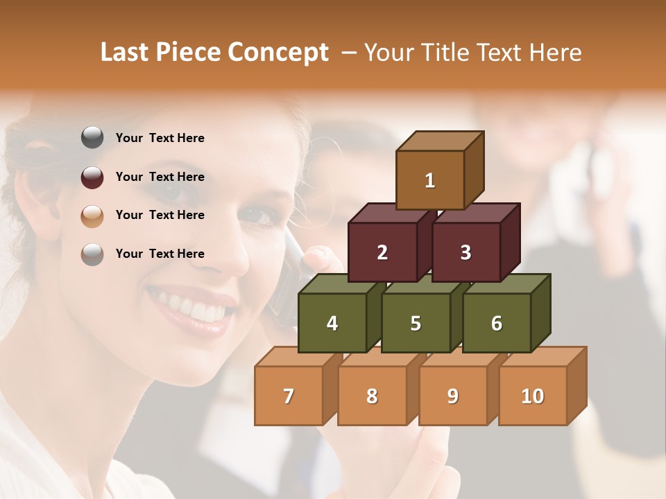 Businesspeople Professional Friend PowerPoint Template