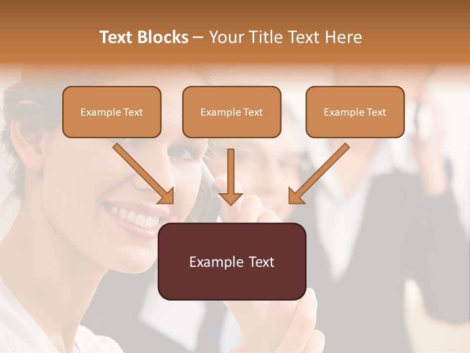 Businesspeople Professional Friend PowerPoint Template