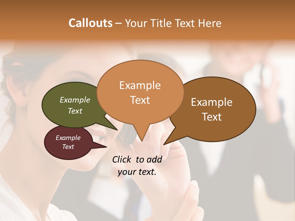 Businesspeople Professional Friend PowerPoint Template