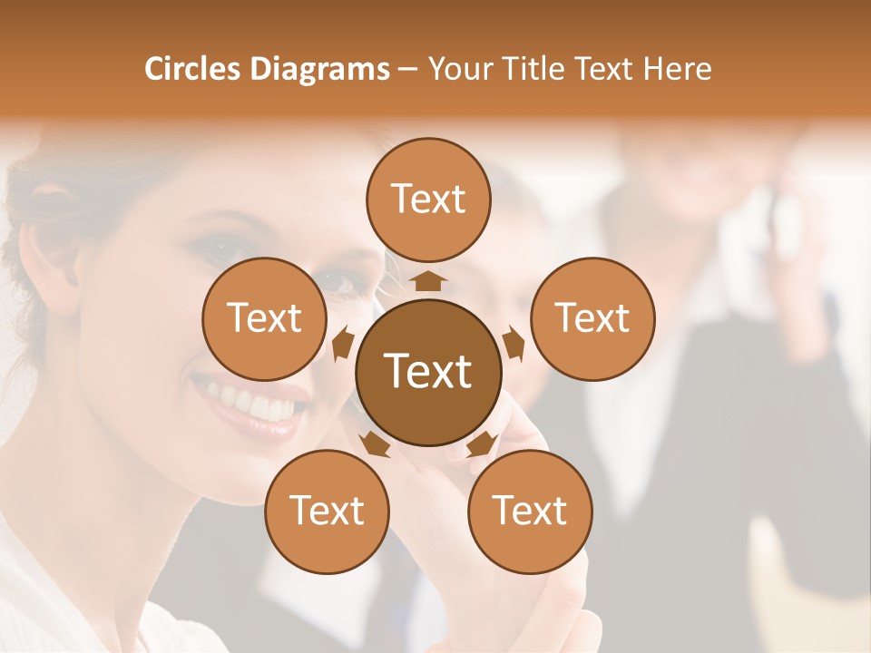 Businesspeople Professional Friend PowerPoint Template