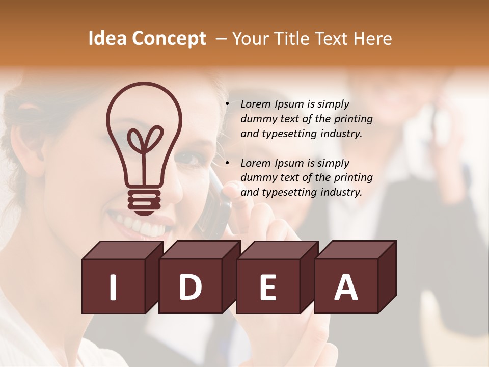 Businesspeople Professional Friend PowerPoint Template