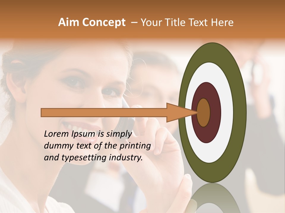 Businesspeople Professional Friend PowerPoint Template