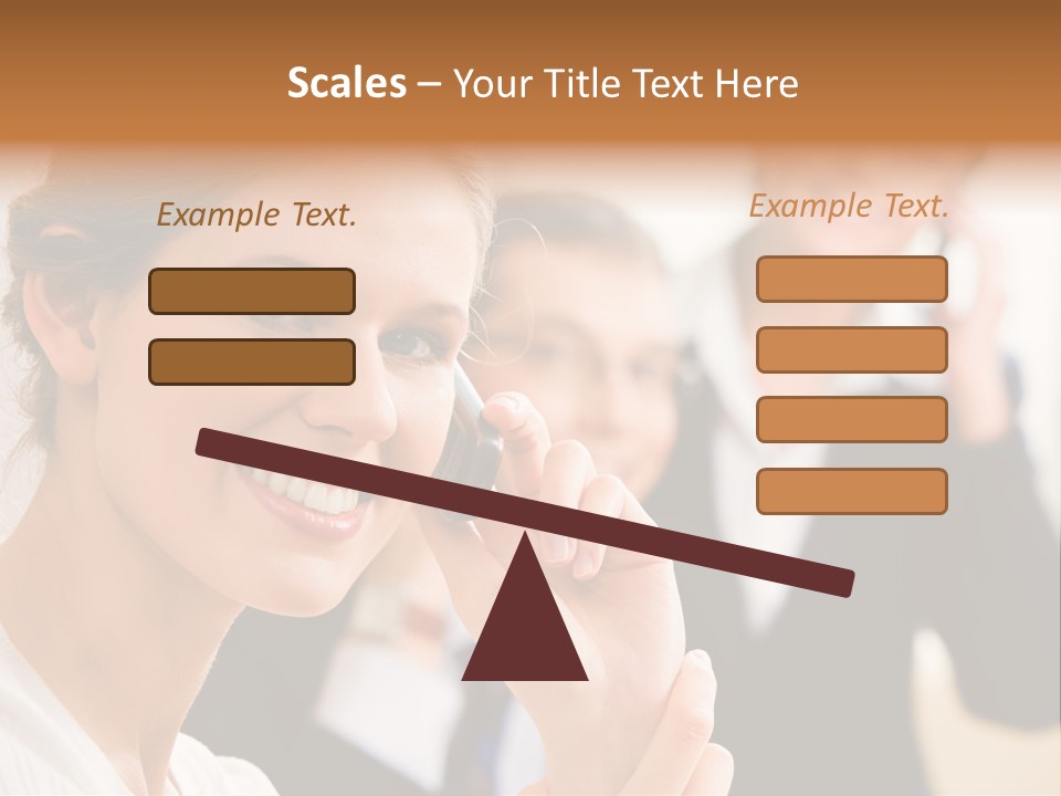 Businesspeople Professional Friend PowerPoint Template