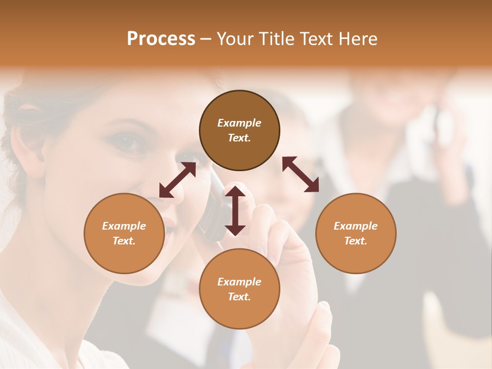 Businesspeople Professional Friend PowerPoint Template