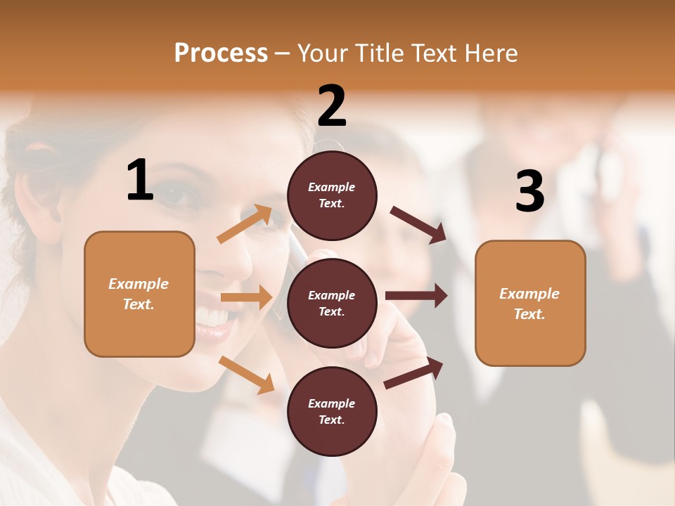 Businesspeople Professional Friend PowerPoint Template