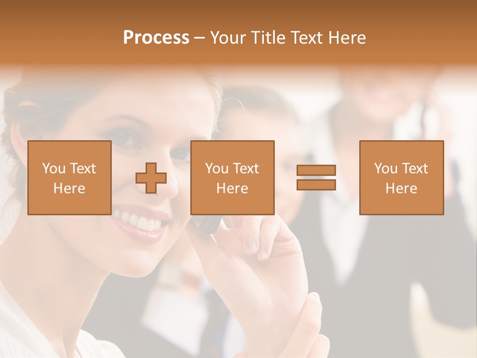 Businesspeople Professional Friend PowerPoint Template