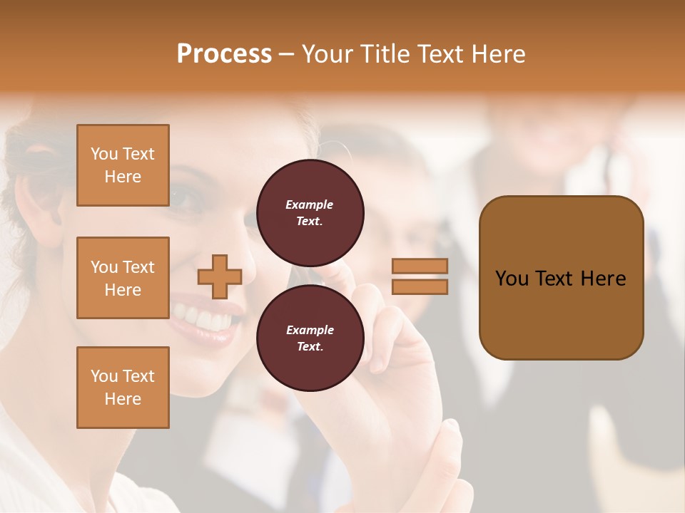 Businesspeople Professional Friend PowerPoint Template
