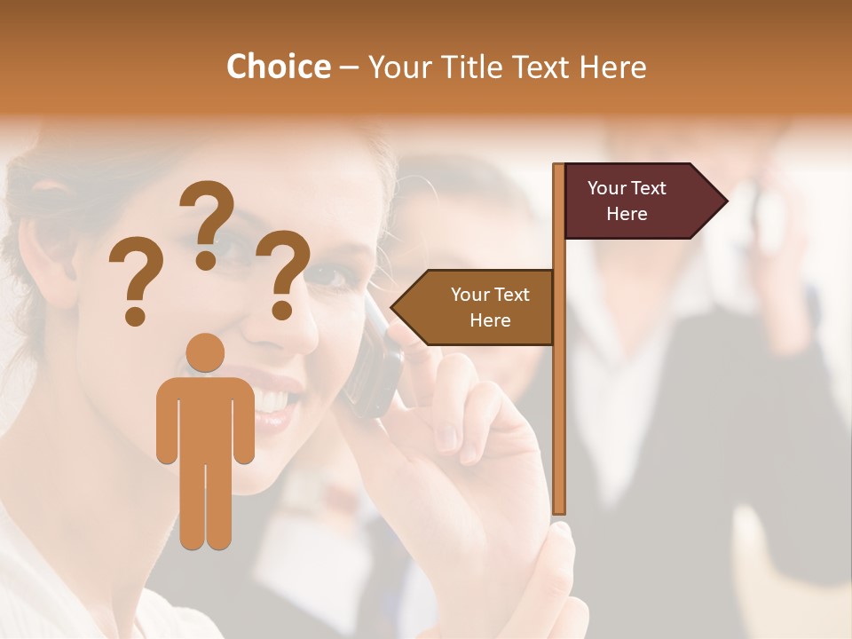 Businesspeople Professional Friend PowerPoint Template