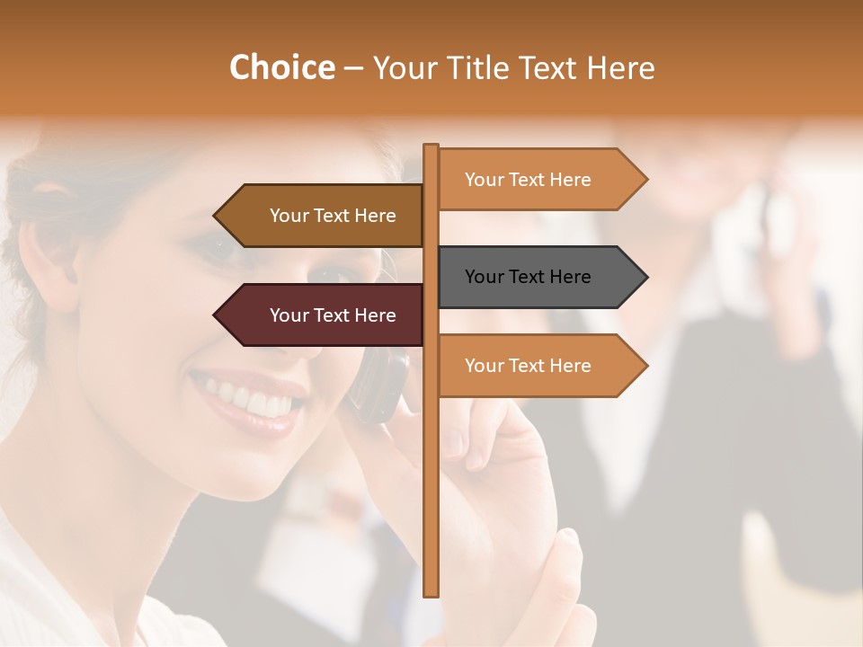 Businesspeople Professional Friend PowerPoint Template