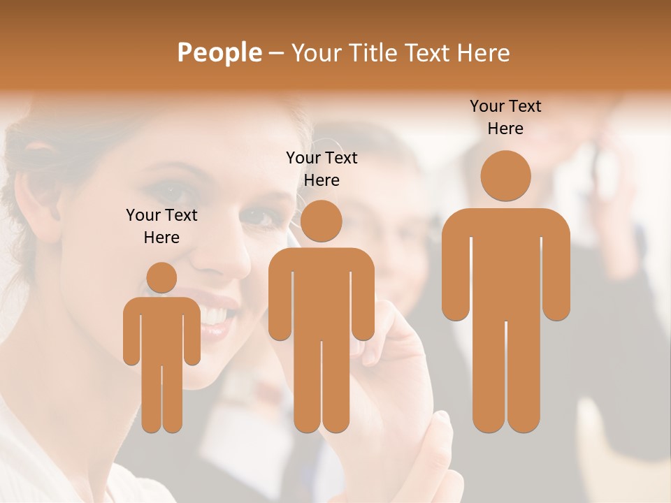 Businesspeople Professional Friend PowerPoint Template