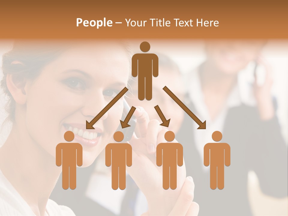 Businesspeople Professional Friend PowerPoint Template