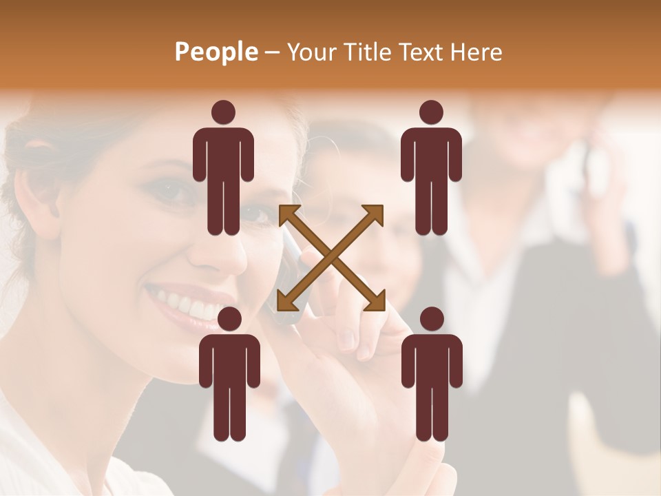 Businesspeople Professional Friend PowerPoint Template