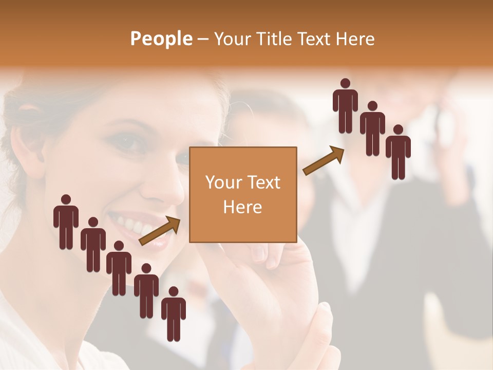 Businesspeople Professional Friend PowerPoint Template