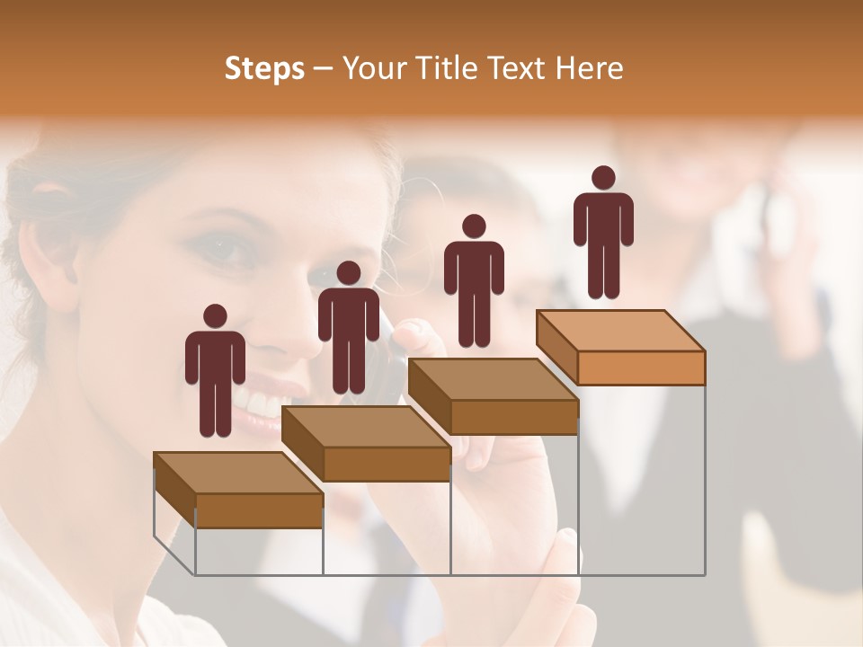 Businesspeople Professional Friend PowerPoint Template