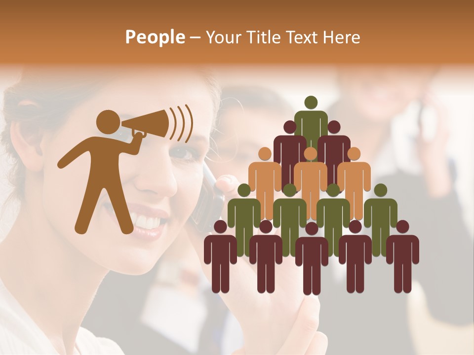 Businesspeople Professional Friend PowerPoint Template