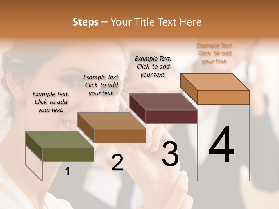 Businesspeople Professional Friend PowerPoint Template