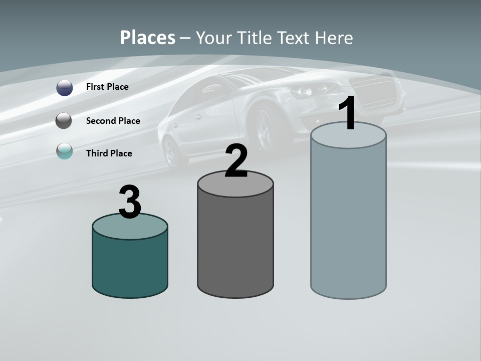 Speed Sportscar Transport PowerPoint Template