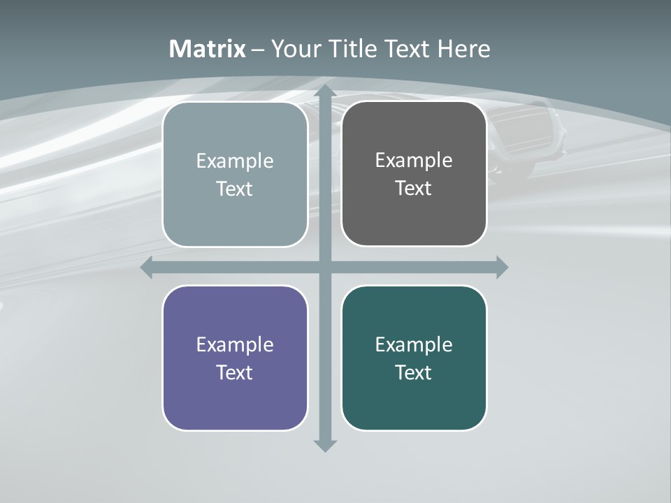 Speed Sportscar Transport PowerPoint Template