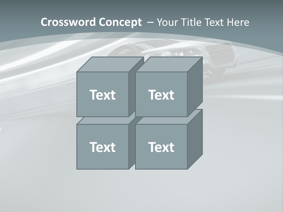 Speed Sportscar Transport PowerPoint Template