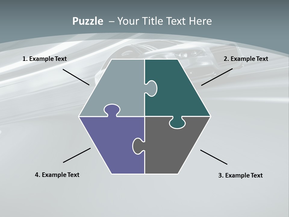 Speed Sportscar Transport PowerPoint Template