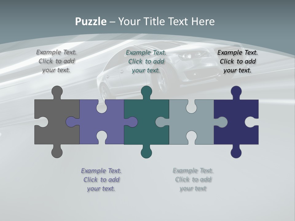 Speed Sportscar Transport PowerPoint Template