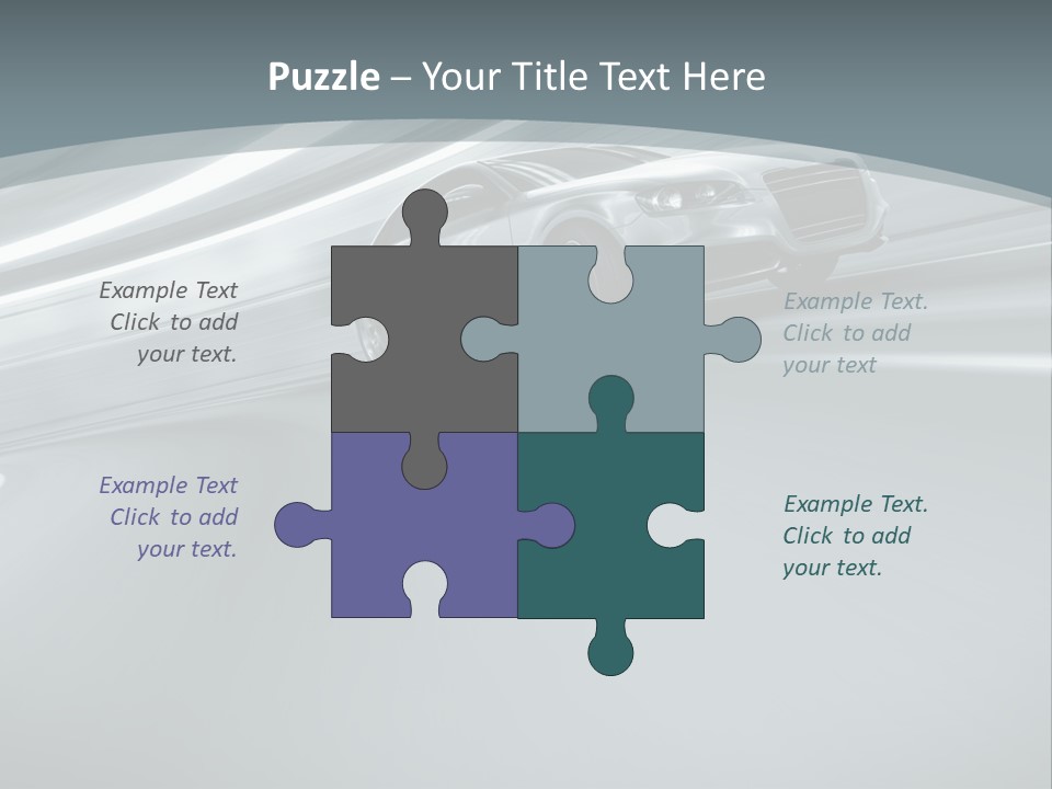 Speed Sportscar Transport PowerPoint Template