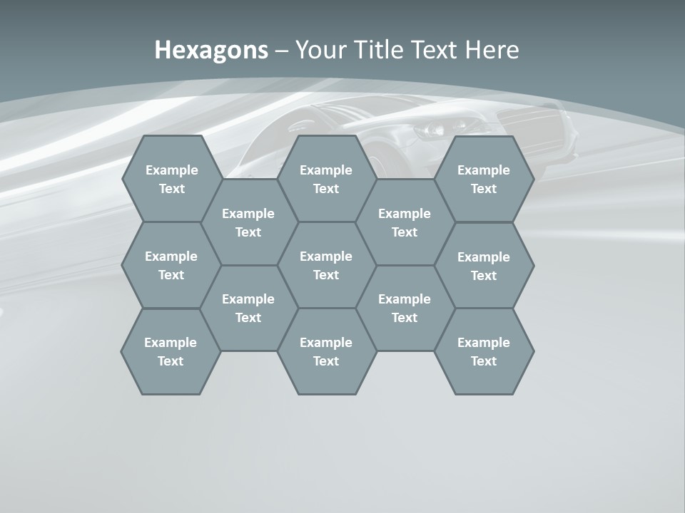 Speed Sportscar Transport PowerPoint Template