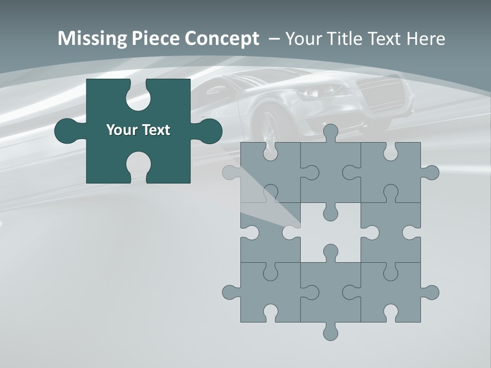 Speed Sportscar Transport PowerPoint Template