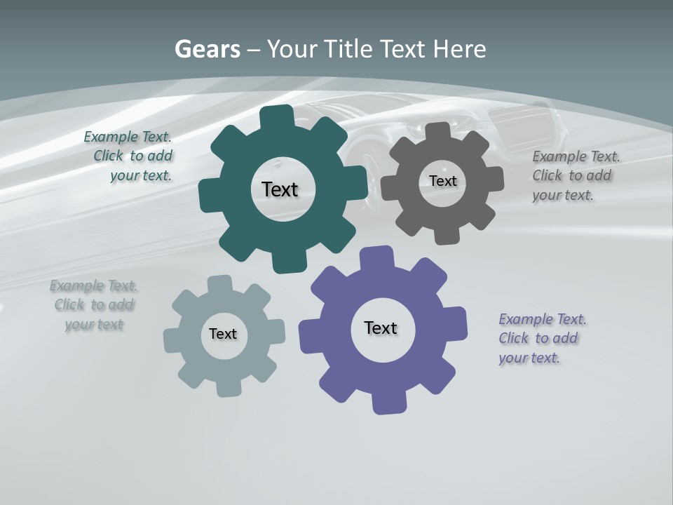 Speed Sportscar Transport PowerPoint Template