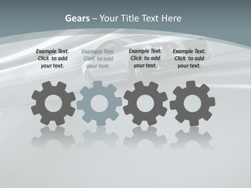 Speed Sportscar Transport PowerPoint Template