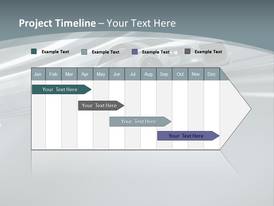 Speed Sportscar Transport PowerPoint Template