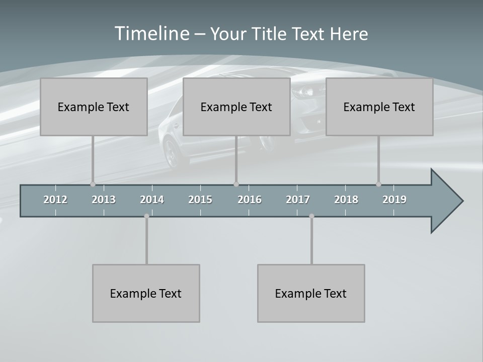 Speed Sportscar Transport PowerPoint Template