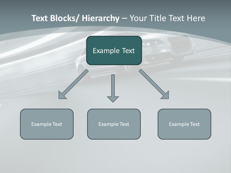 Speed Sportscar Transport PowerPoint Template