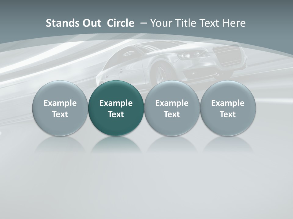 Speed Sportscar Transport PowerPoint Template