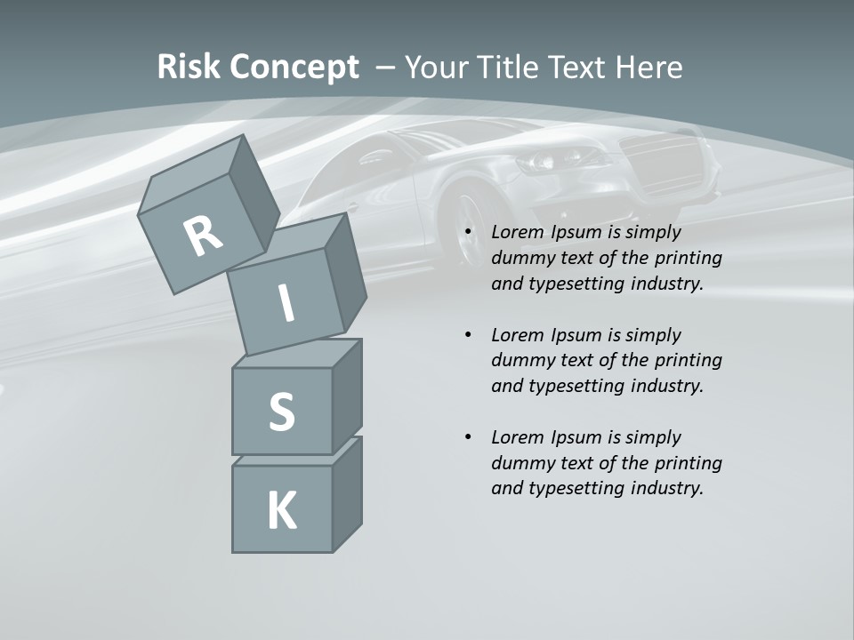 Speed Sportscar Transport PowerPoint Template