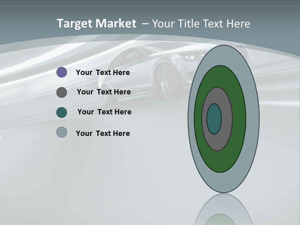 Speed Sportscar Transport PowerPoint Template